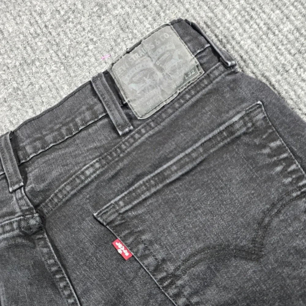 Levi's 541 Jeans Mens 38x32 Gray Dark Wash Athletic Fit Stretch Denim